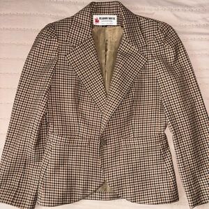 Plaid Brown Women's Blazer by Pendleton